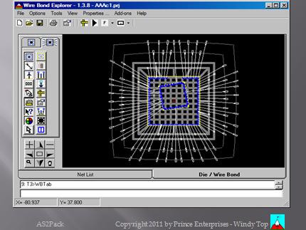 Wire bond tab screen shot