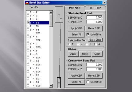 Bond site editor scren shot 1