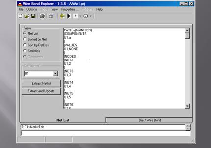 Netlist tab screenshot