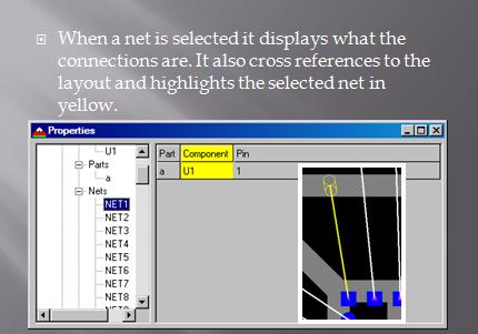 Netlist properties cross reference