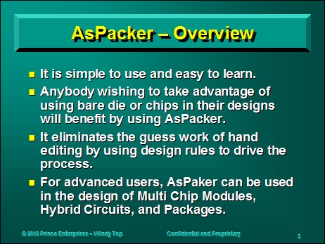 AsPacker - Overview